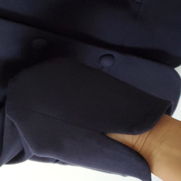 Talbots Women's Blazer Jacket Navy Blue sz 4 - Picture 8 of 12